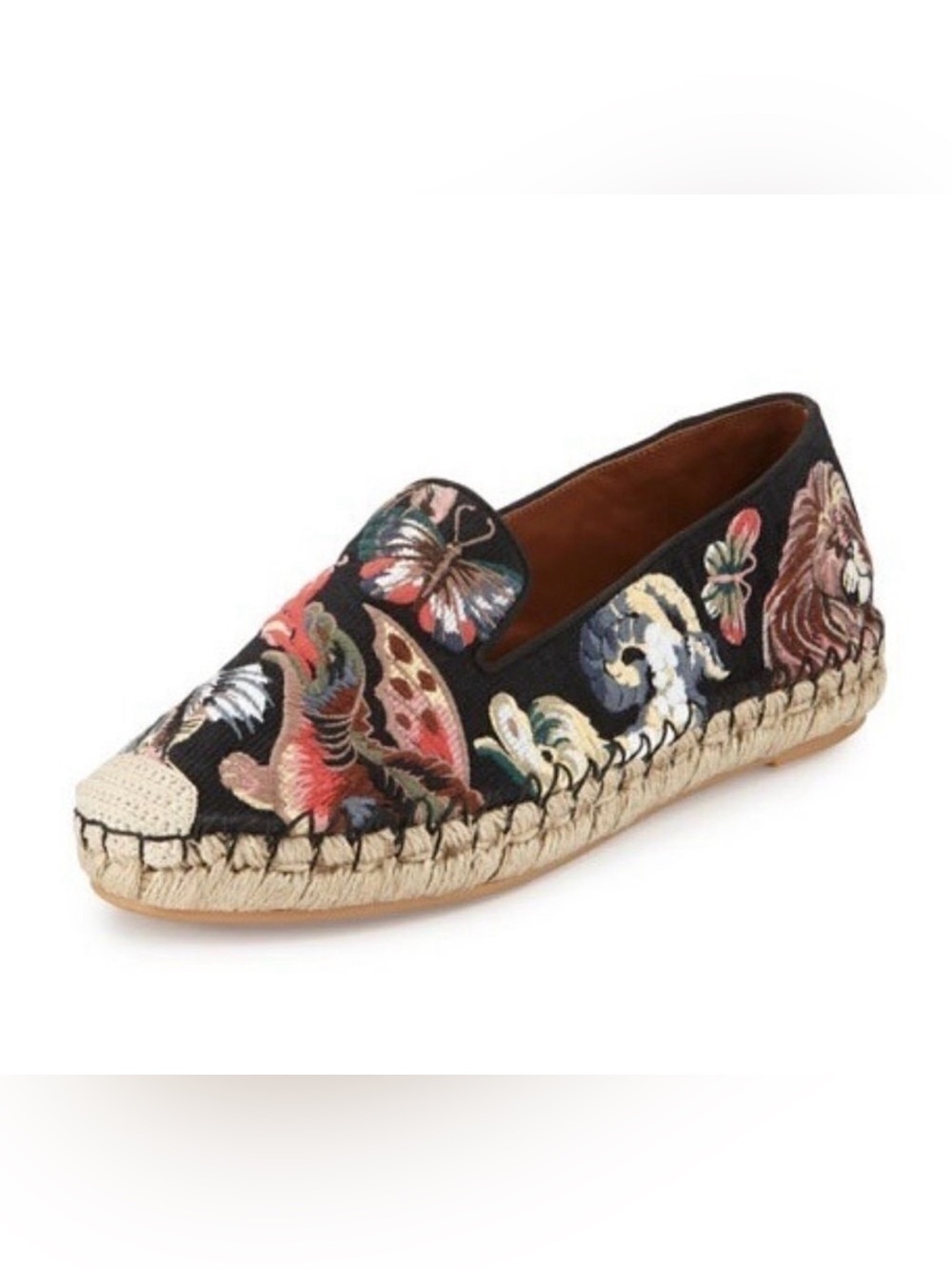 Valentino Garavani Butterfly Embroidered Espadrille Ballet Flat Women's 37